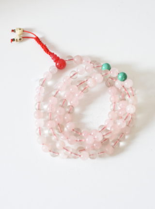 Mala aus Rosenquarz